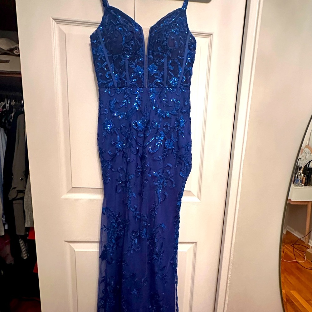 Royal Blue Dress